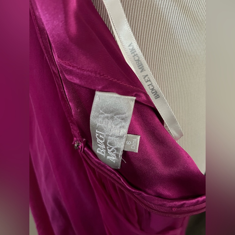 Badgley Mischka Silk Halter Maxi Dress - Picture 8 of 10
